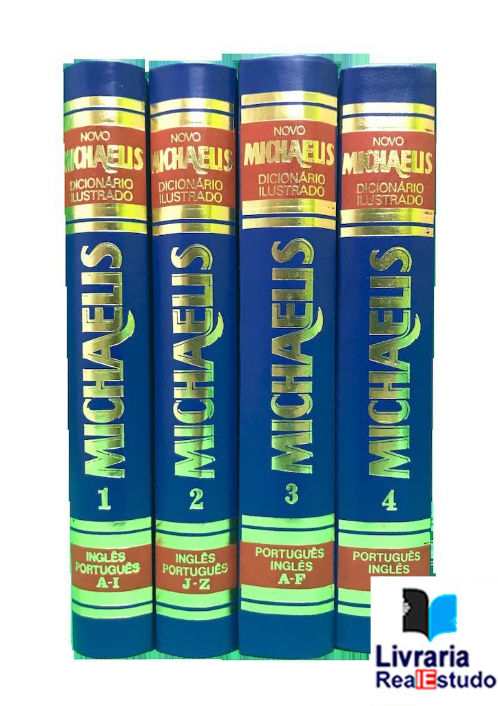 Dicionário Ilustrado Michaellis, Inglês-Português/Port.-Ing.,4Vol.