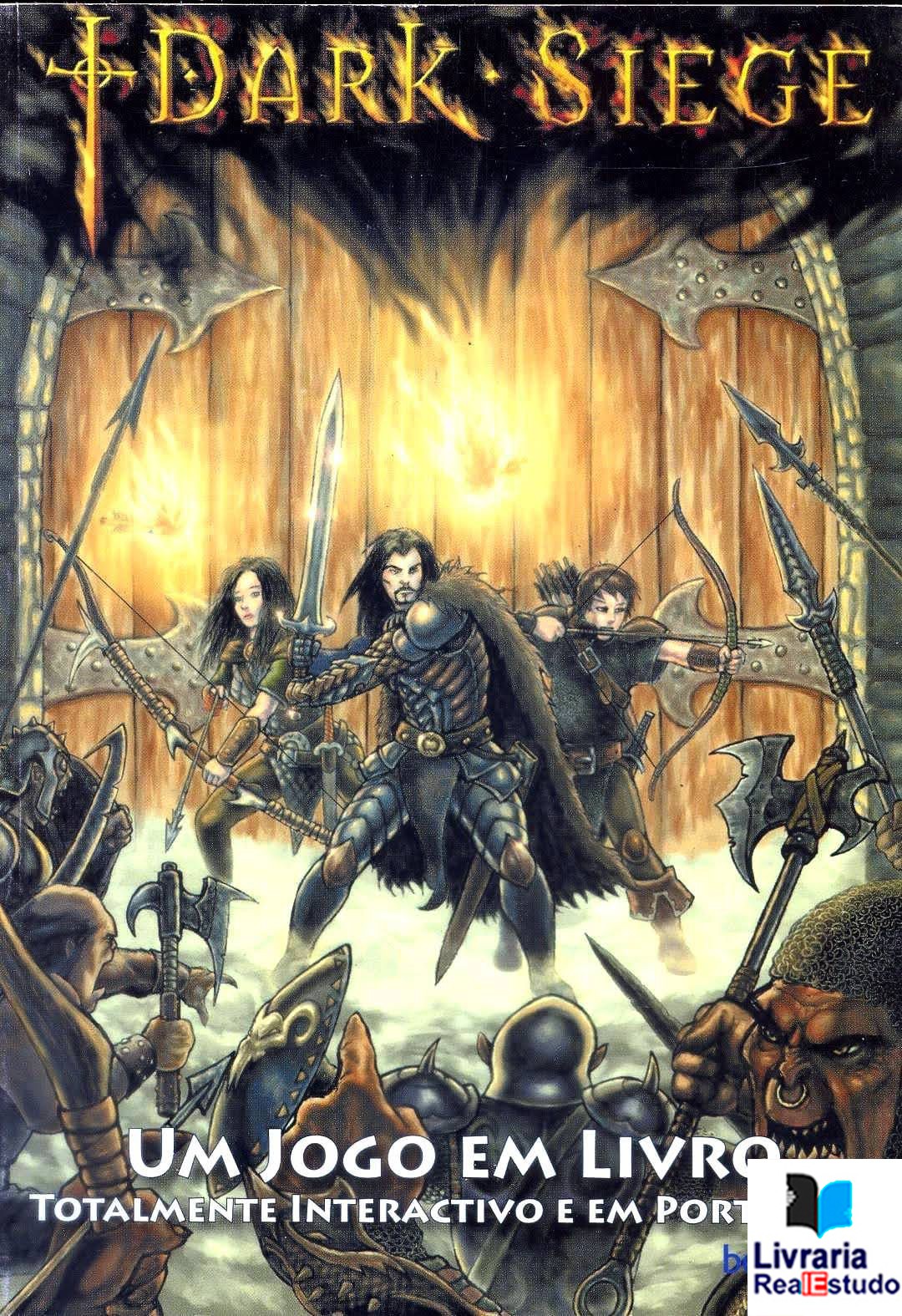 Dark Siege, Os Guerreiros de Fogo, um jogo em livro