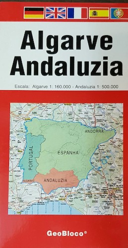 Mapa  Do Algarve E Andaluzia - GEOBLOCO