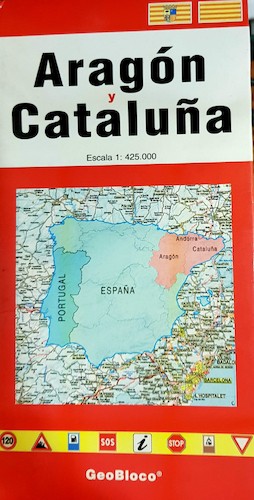 MAPA DE ARAGON Y CATALUNA - GEOBLOCO