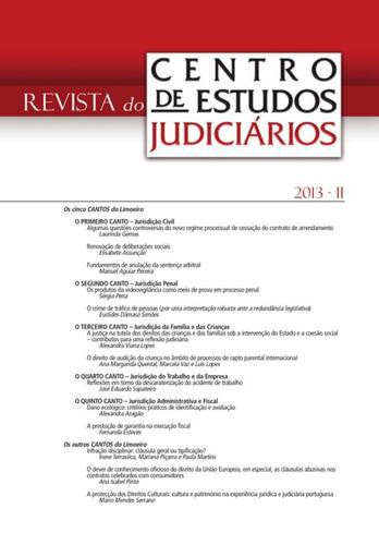 Revista do CEJ n.º 2 de 2013 - eBook - CENTRO DE ESTUDOS JUDICIÁRIOS