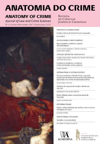 Anatomia do Crime n.º 6 - 2017 - eBook - INST.DIREITO PENAL E CIÊNCIAS CRIM. FDL