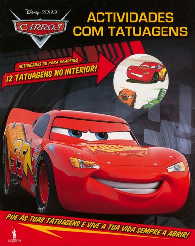 Carros - Actividades com Tatuagens (12 tatuagens no interior!) - DISNEY