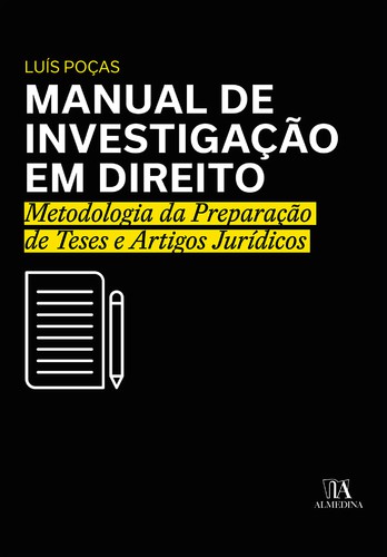 Manual de Investigação em Direito - eBook - POÇAS, LUÍS MANUEL PEREIRA