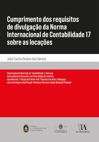 Cumprimento dos requisitos de divulgação da Norma Internacional de Contabilidade 17 sobre as locações - eBook - SANTOS, JOÃO CARLOS SEABRA DOS