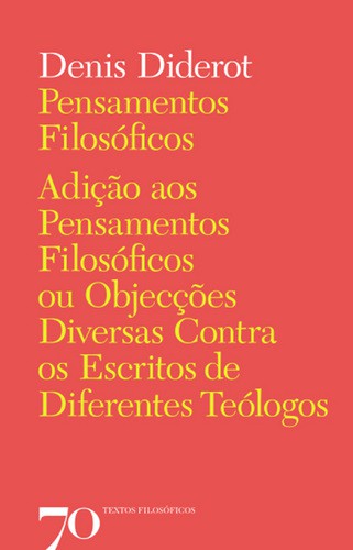 Pensamentos Filosóficos - eBook - DIDEROT, DENIS