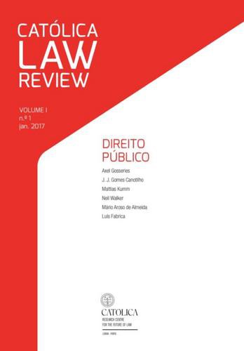 CATÓLICA LAW REVIEW Vol.1 Nº1 - eBook - VÁRIOS