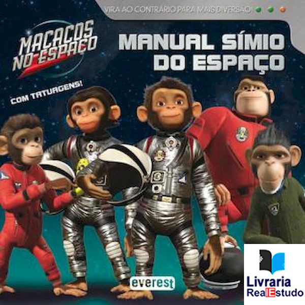 Macacos no Espaço, Livro Duplo com Tatuagens: Manual Símio do Espaço e Guia Símio da Galáxia