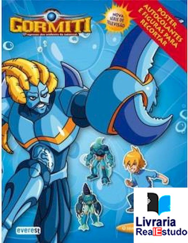 Gormiti, O Senhor do Mar - Livro de Actividades com Autocolantes